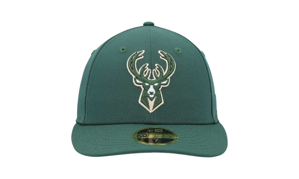 59FIFTY Milwaukee Bucks Basic Team Color Fitted Hat Green NE1048