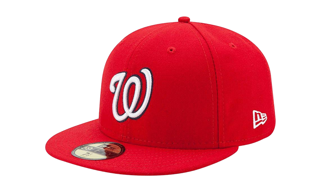59FIFTY Washington Nationals On-Field Fitted Hat Red NE960