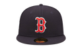 59FIFTY Boston Red Sox 2007 World Series Cloud Under Fitted Hat Navy / Sky Blue Cloud - Under Brim NE813