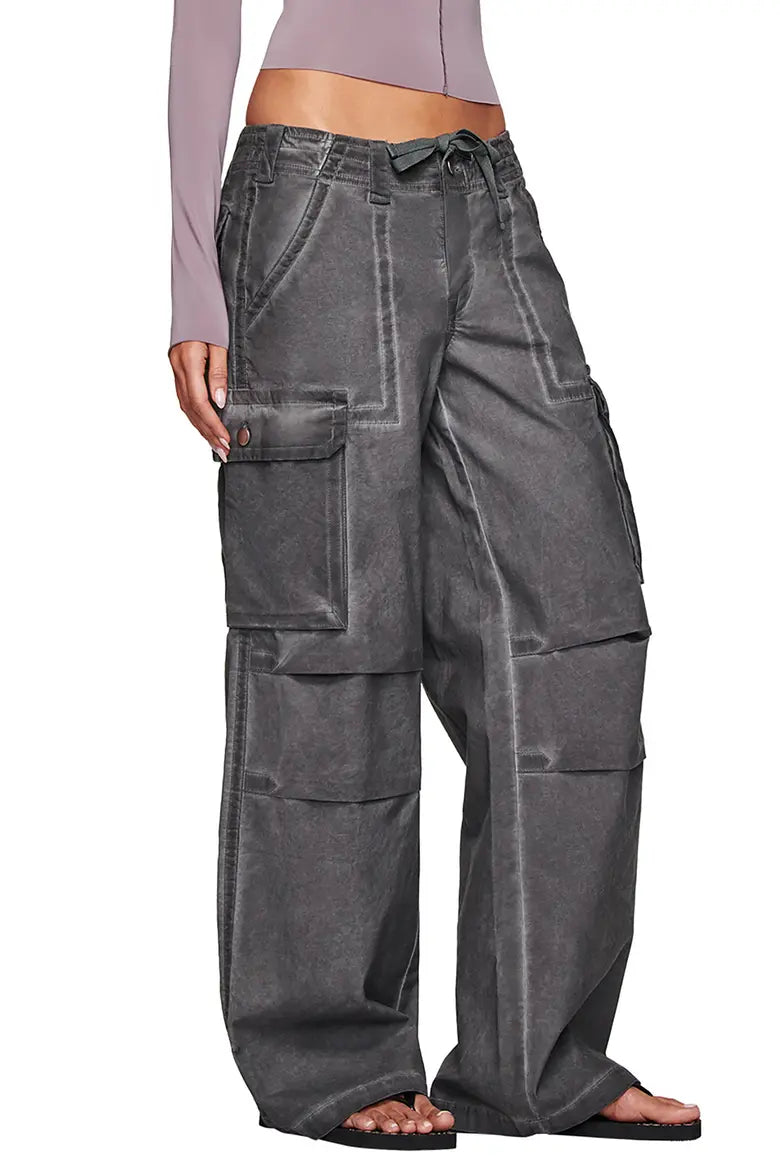 JAXXON CARGO PANT - WASHED BLACK