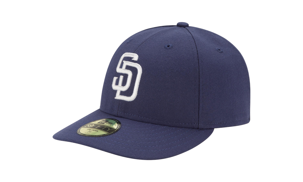 59FIFTY San Diego Padres Low Profile Authentic Fitted Hat Navy NE929
