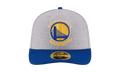59FIFTY Golden State Warriors Low Profile Authentic Fitted Hat Heather Grey / Royal Blue NE948