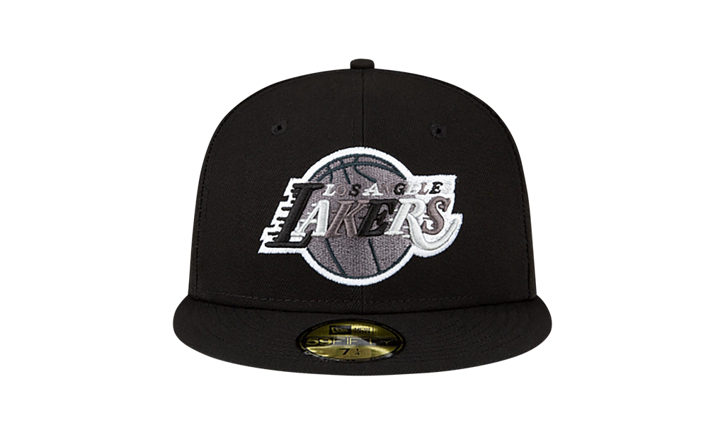 59FIFTY Los Angeles Lakers Fitted Hat Black - Gray - Under Brim NE1089