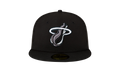 59FIFTY Miami Heat Fitted Hat Black NE1092