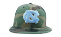 9FIFTY North Carolina Tar Heels Camo Truck D3 Snapback Hat Camo NE819
