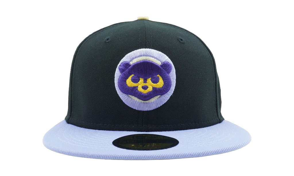 59FIFTY Chicago Cubs 1990 All Star Game Fitted Hat Charcoal / Purple / Yellow - Under Brim NE1098