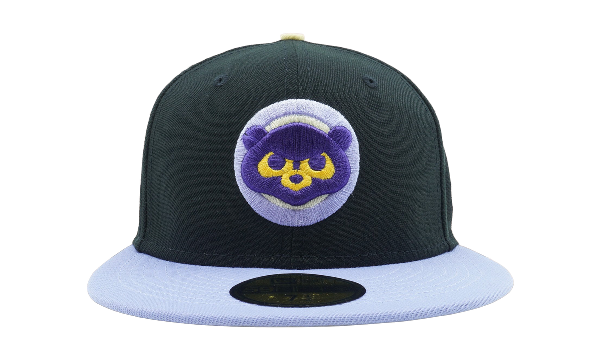 59FIFTY Chicago Cubs 1990 All Star Game Fitted Hat Charcoal / Purple / Yellow - Under Brim NE1098