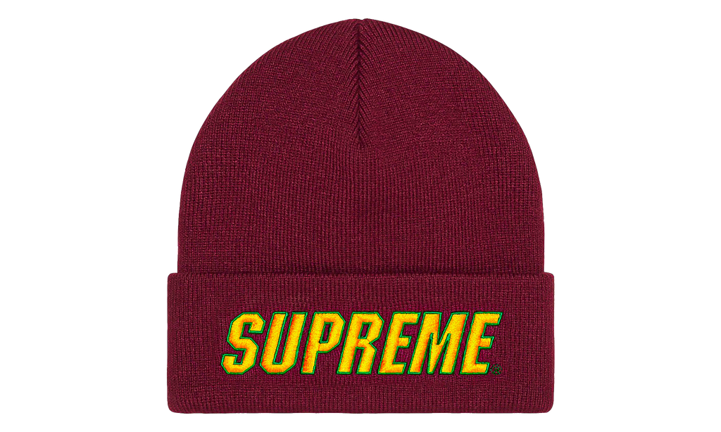 Slant Beanie FW23 - Burgundy SU27725