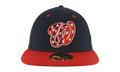 59FIFTY Washington Nationals Low Profile Authentic Fitted Hat Navy / Black - Brim NE975