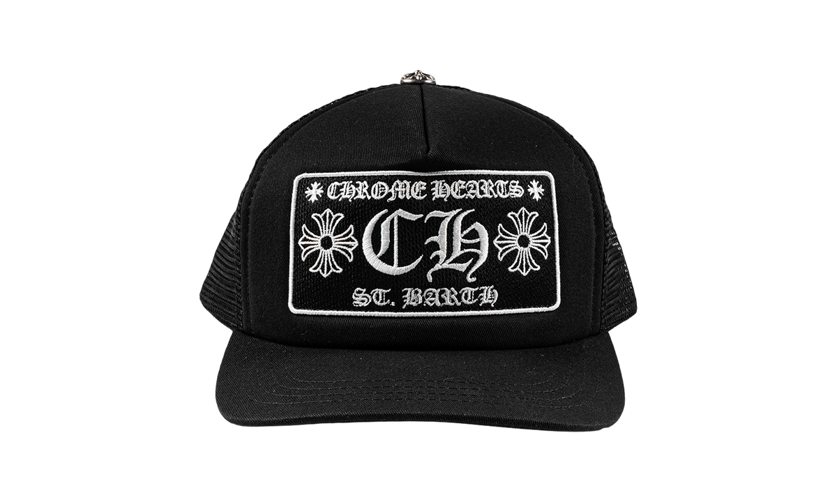 St. Barth Exclusive CH Patch Trucker Hat Black / White CHRM1211