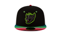 59FIFTY Round Rock Express Copa de la Diversión Theme Night 'Chupacabras' Fitted Hat Black / Multicolor - Brim NE745