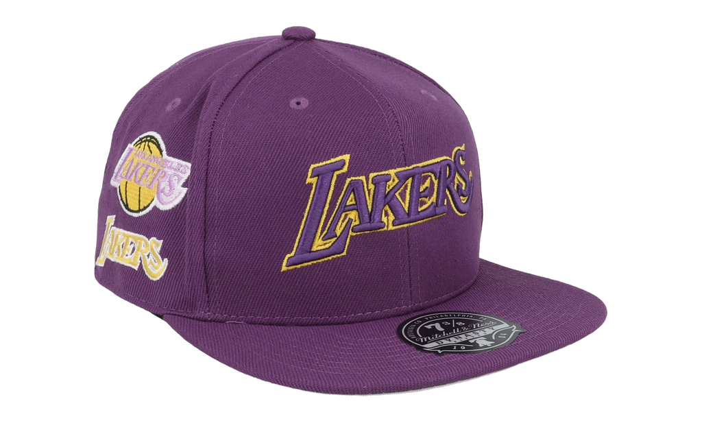 NBA Hardwood Classics Team Origins Fitted Cap Los Angeles Lakers - Purple 6HSFSH22016 LALPURP