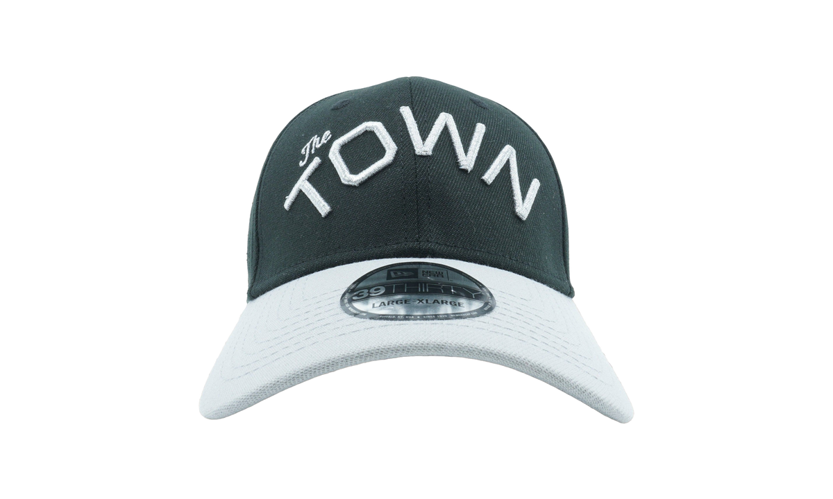 39THIRTY Golden State Warriors 'The Town' Fitted Hat Green / Grey - Visor NE995