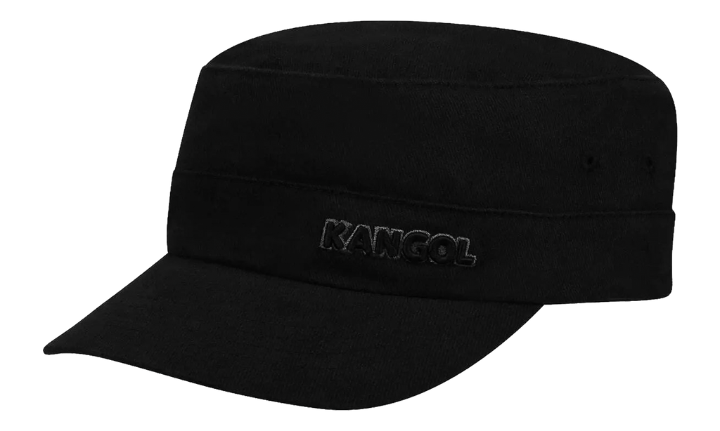Cotton Twill Army Cap Black 9720BC BK001