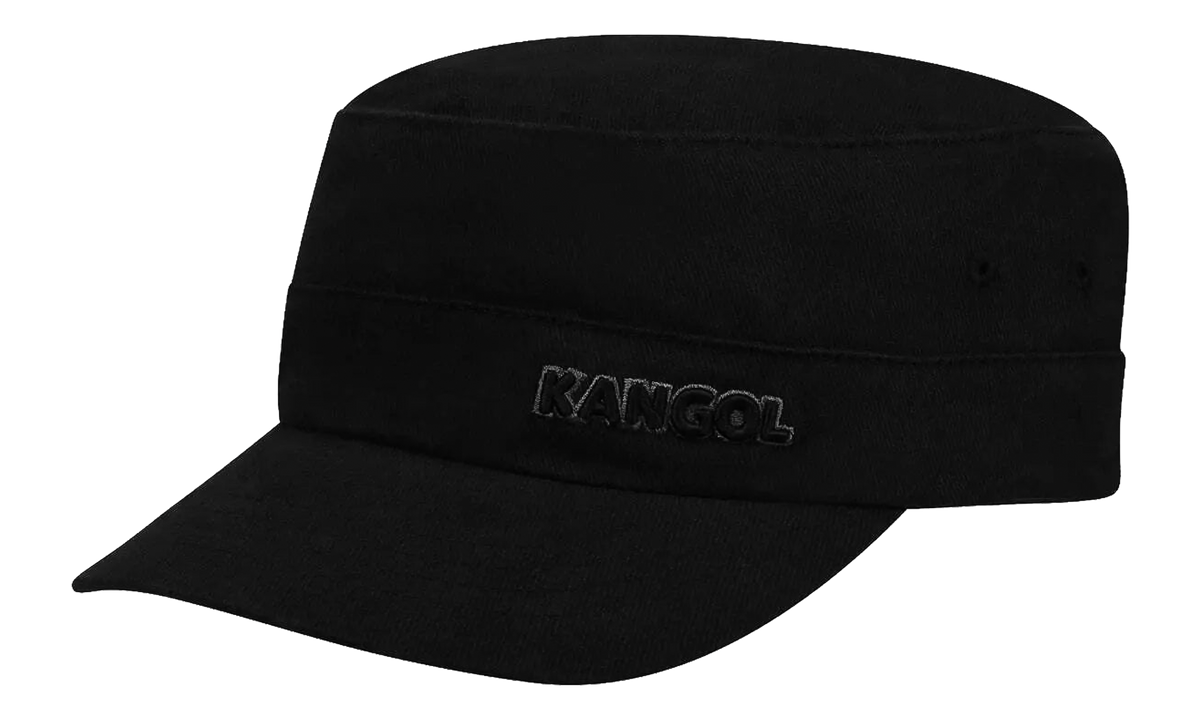 Cotton Twill Army Cap Black 9720BC BK001