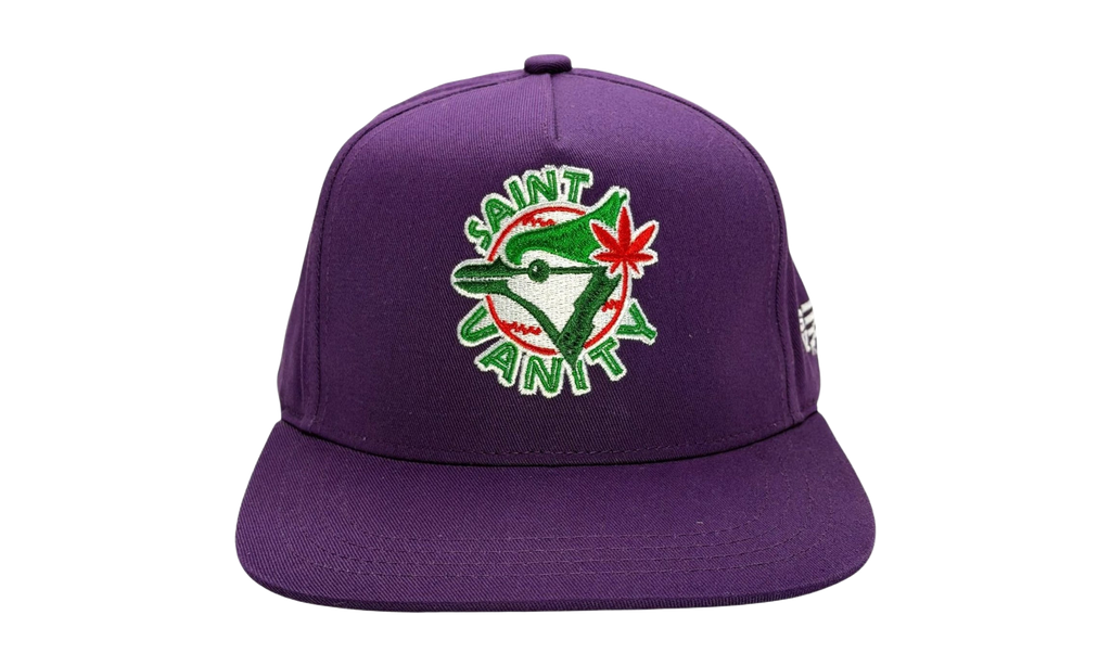 Saint Vanity Snapback Hat Purple SV029