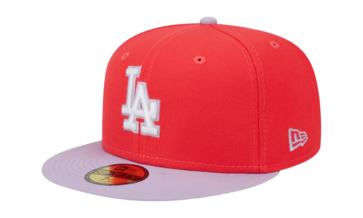 59FIFTY Los Angeles Dodgers Color Pack Fitted Hat Red / Lavender NE890