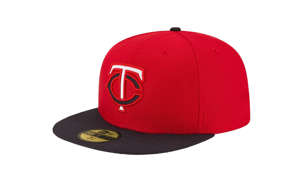 59FIFTY Minnesota Twins Diamond Era Fitted Hat Red / Black - Brim NE579