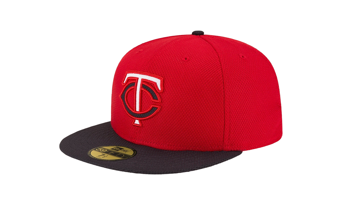 59FIFTY Minnesota Twins Diamond Era Fitted Hat Red / Black - Brim NE579