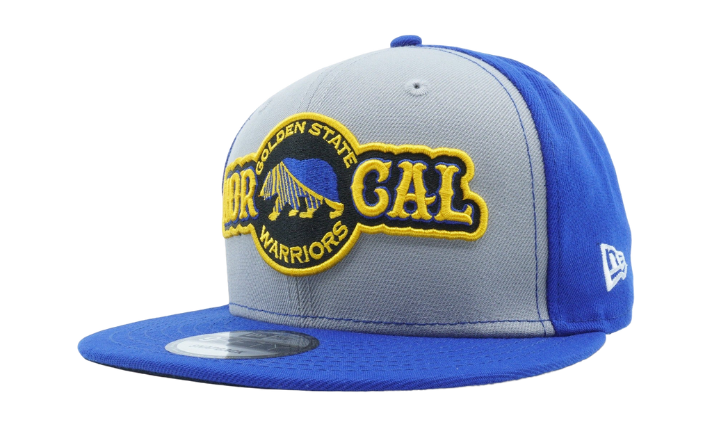 9FIFTY Golden State Warriors Norcal Snapback Hat Gray and Blue / Blue - Brim NE1001