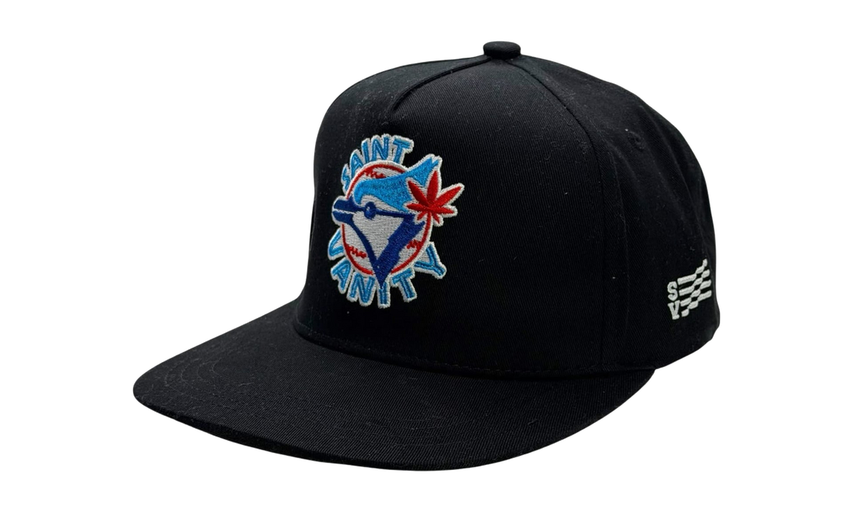 Blue Bird Snapback Hat Black SV032