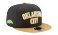 9FIFTY Oklahoma City Thunder City Series Snapback Hat Black / Gold - Brim NE564