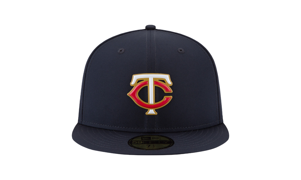 59FIFTY Minnesota Twins Authentic BP Fitted Hat Navy / Black - Top Button NE653