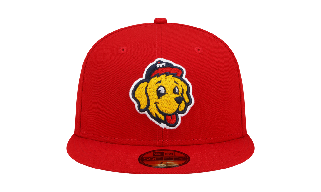 59FIFTY Toledo Mud Hens Theme Night Fitted Hat Red / Black - Under Brim NE777