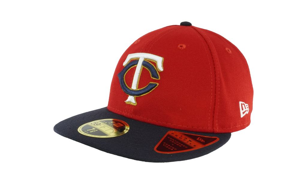 59FIFTY Minnesota Twins 2017 Low Profile Authentic Fitted Hat Red / Black - Brim NE977