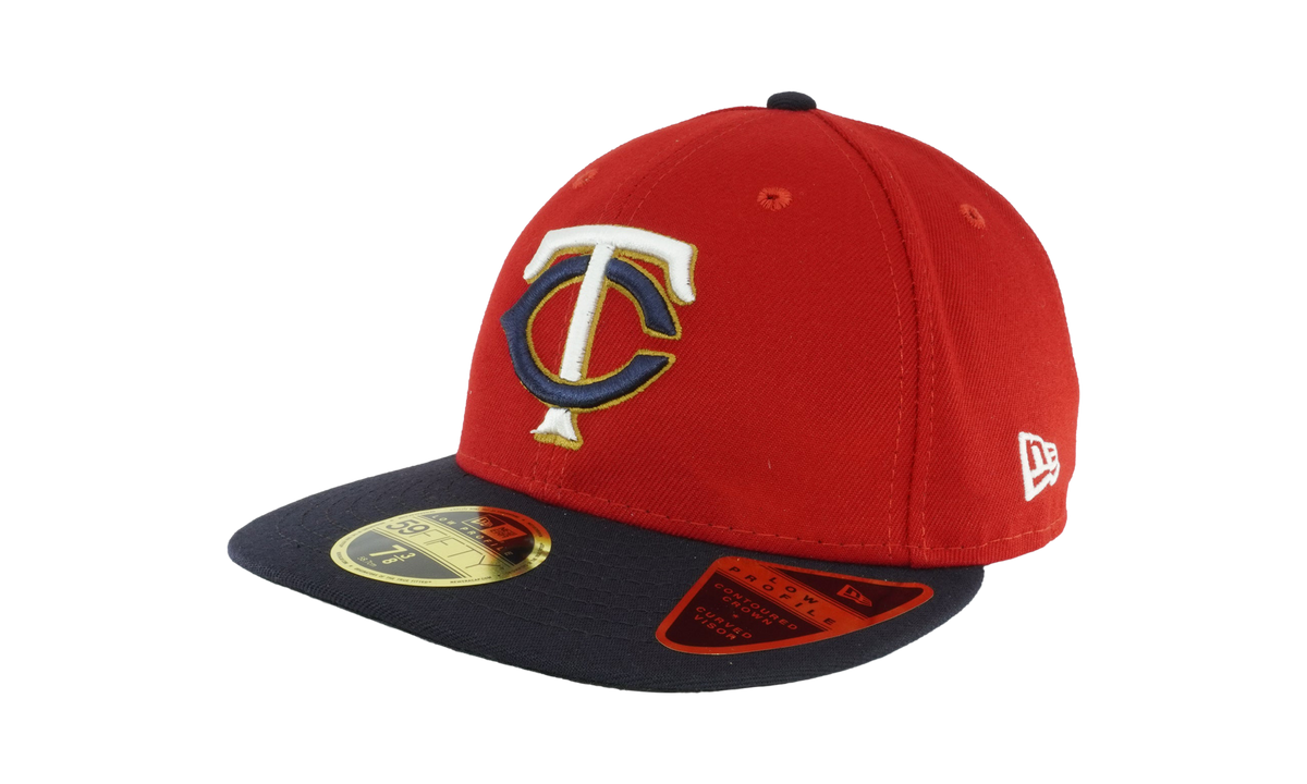 59FIFTY Minnesota Twins 2017 Low Profile Authentic Fitted Hat Red / Black - Brim NE977
