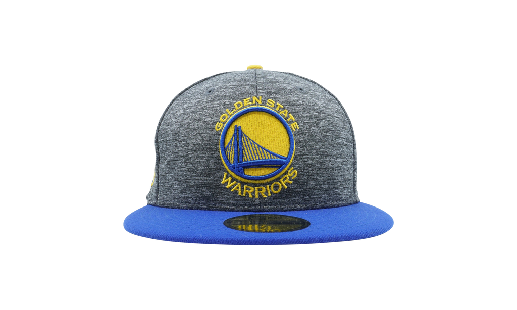 59FIFTY Golden State Warriors Shadow Tagged Fitted Hat Heather Grey / Blue NE1129