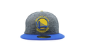59FIFTY Golden State Warriors Shadow Tagged Fitted Hat Heather Grey / Blue NE1129