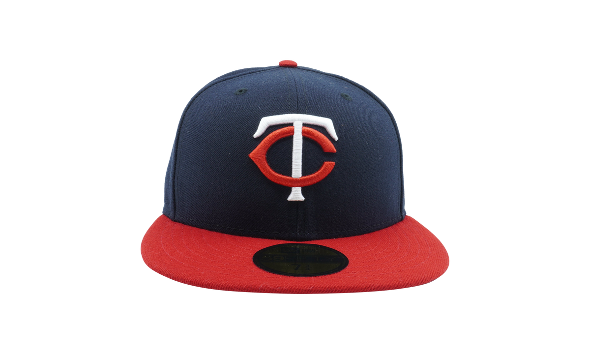 59FIFTY Minnesota Twins On-Field Authentic Collection Fitted Hat Navy / Red - Brim / Red - Top Button NE969
