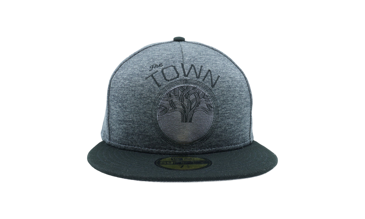 59FIFTY Golden State Warriors Heather Huge Fit Fitted Hat Heather Grey / Dark Green / Grey - Under Brim NE680