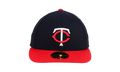 59FIFTY Minnesota Twins Low Profile Authentic Collection Fitted Hat Black / Red - Brim NE978