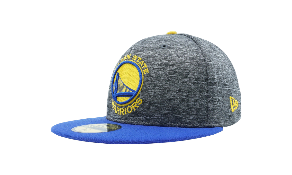 59FIFTY Golden State Warriors Shadow Tagged Fitted Hat Heather Grey / Blue NE1129