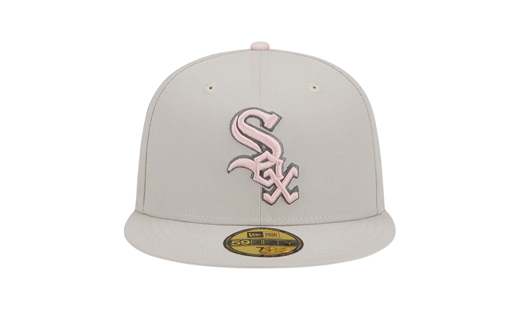 59FIFTY Chicago White Sox Mother's Day On-Field Fitted Hat Khaki / Pink - Under Brim NE903