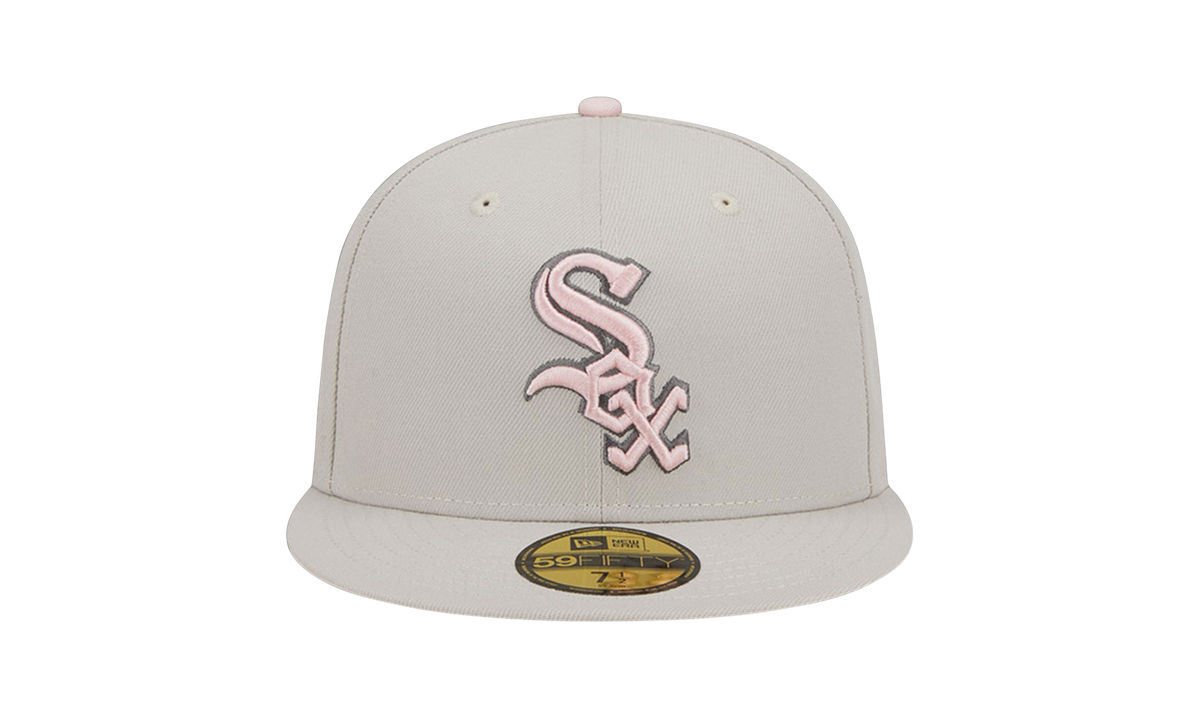 59FIFTY Chicago White Sox Mother's Day On-Field Fitted Hat Khaki / Pink - Under Brim NE903