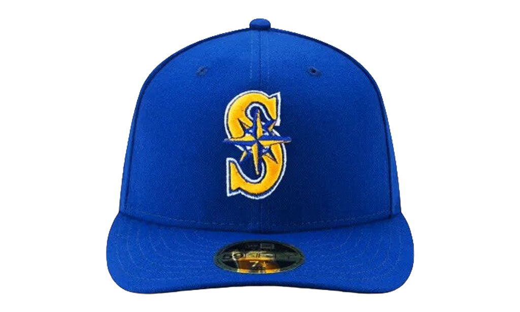 59FIFTY Seattle Mariners Low Profile Authentic Fitted Hat Royal Blue NE991