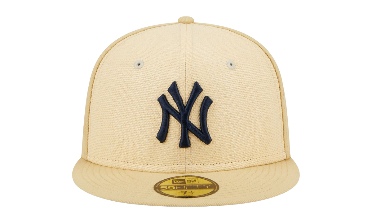 59FIFTY New York Yankees 50th Year Fitted Hat Beige / Grey - Under Brim NE928