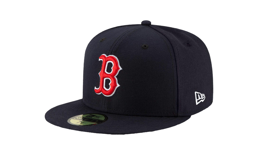 59FIFTY Boston Red Sox On-Field Fitted Hat Navy / Black - Brim NE936