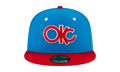 59FIFTY Oklahoma City Dodgers Theme Night Fitted Hat Blue / Red - Brim NE772