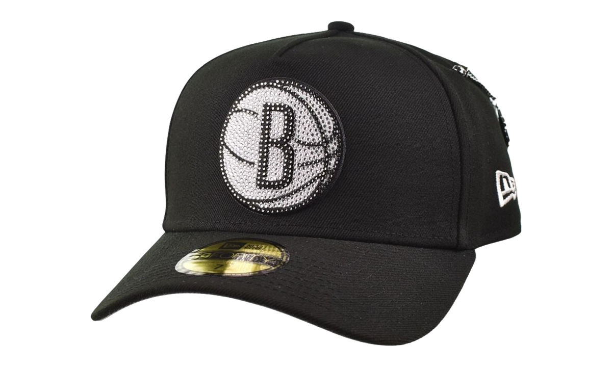 59FORTY NBA26 Brooklyn Nets Rhinestones Fitted Hat Black 60861352