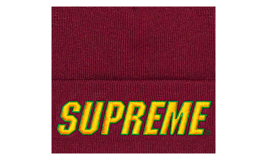 Slant Beanie FW23 - Burgundy SU27725