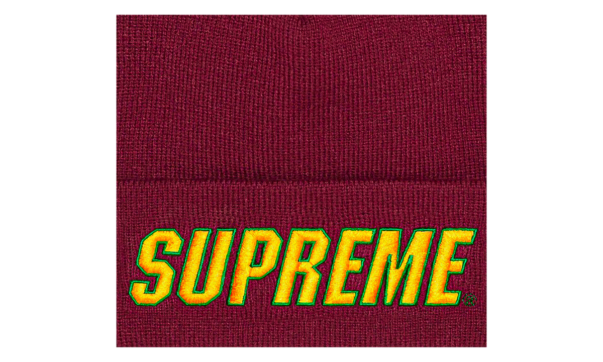 Slant Beanie FW23 - Burgundy SU27725
