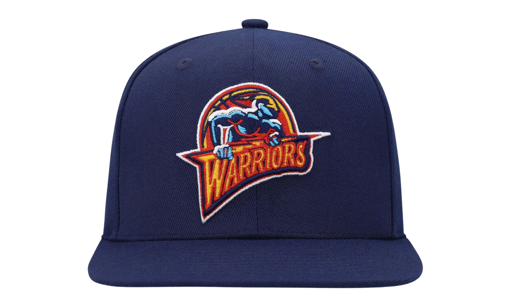 NBA Hardwood Classics Team Ground 2.0 Fitted Cap Golden State Warriors - Navy HHSF3259 GSWYYPPPNAVY