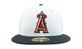59FIFTY Los Angeles Angels 2002 World Series Fitted Hat White / Graphite / Grey - Under Brim NE828