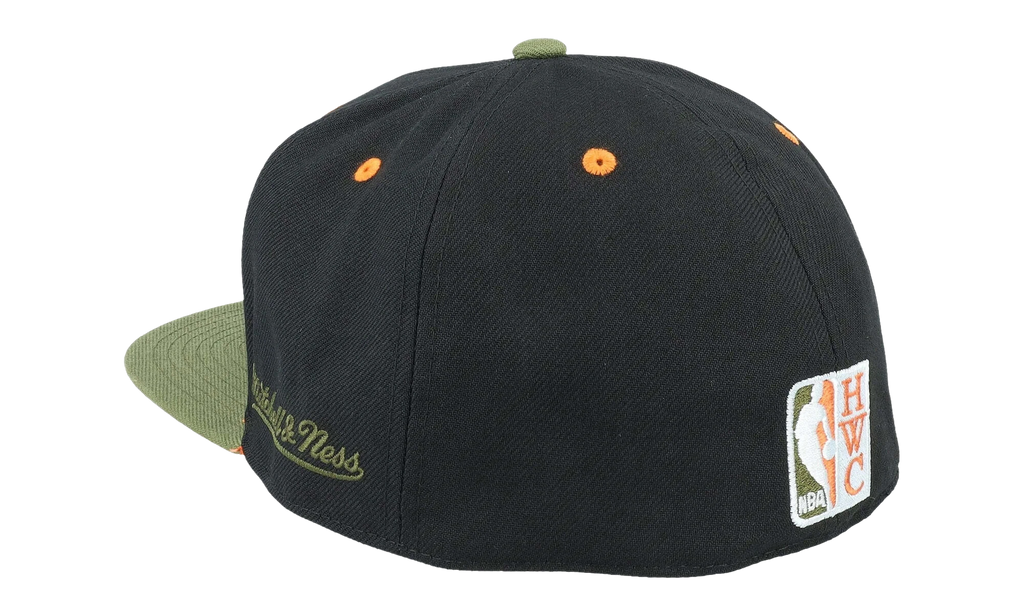 NBA Hardwood Classics Take Flight Fitted Cap Toronto Raptors - Black / Green HHSF5082 TRAYYPPPBKGN