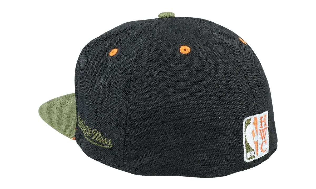 NBA Hardwood Classics Take Flight Fitted Cap Toronto Raptors - Black / Green HHSF5082 TRAYYPPPBKGN