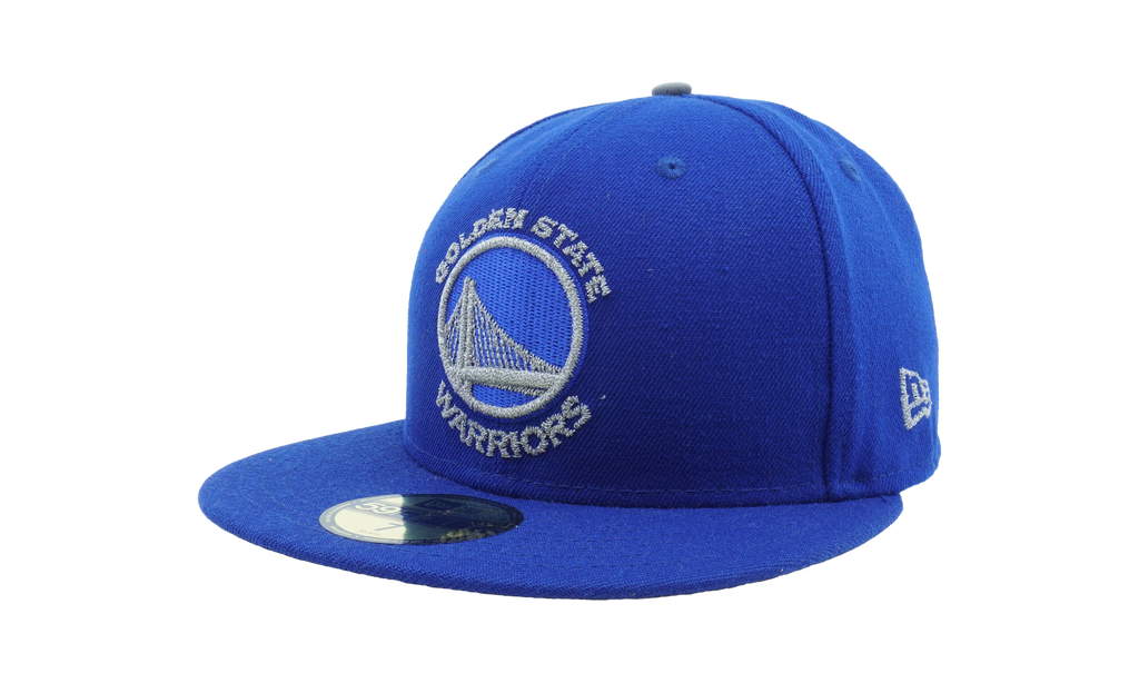 59FIFTY Golden State Warriors Logo Flective Fitted Hat Royal Blue / Grey - Under Brim NE603